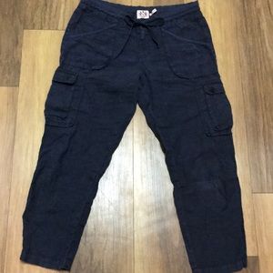 Juicy Couture Cargo Linen Pants